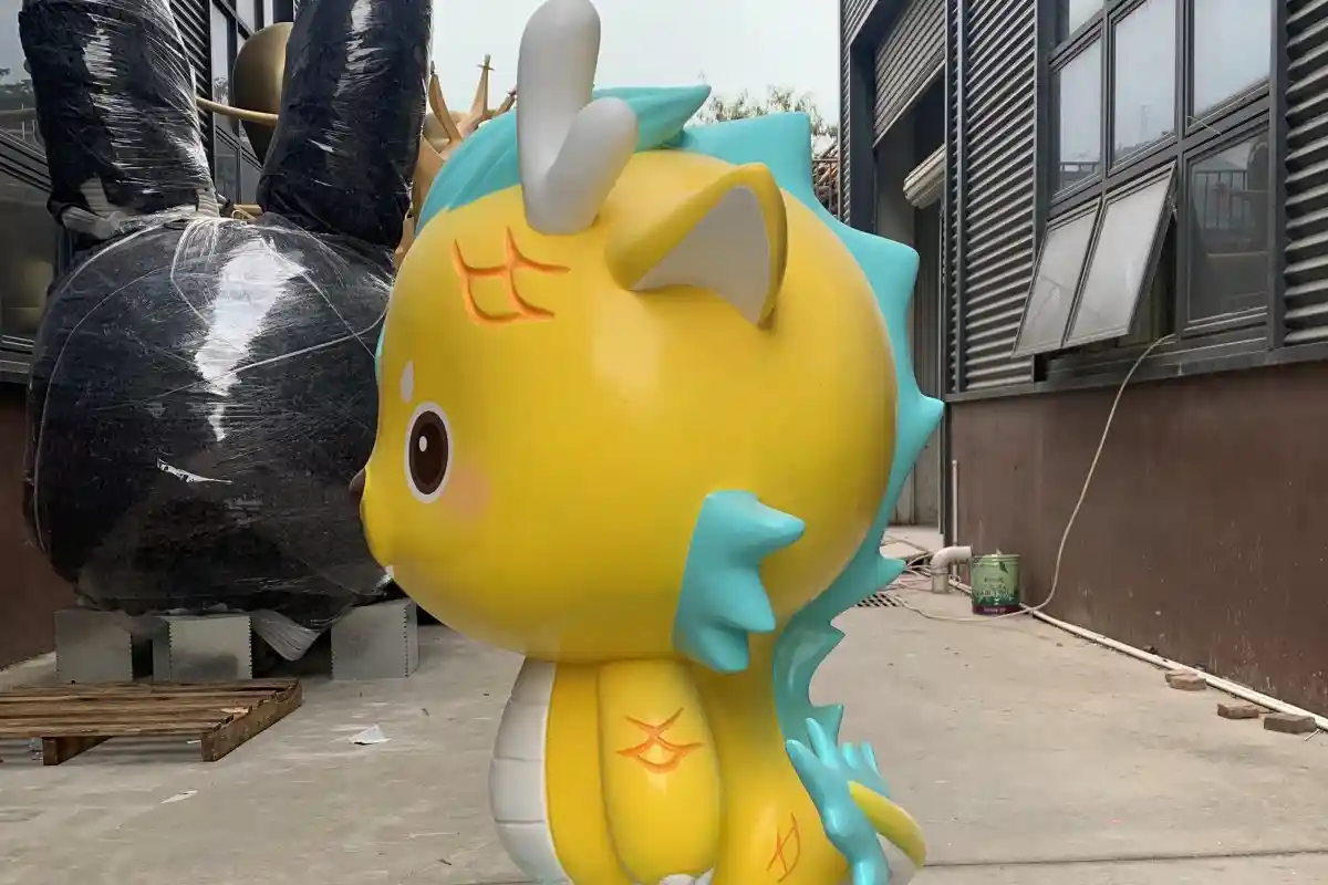 Cartoon Dragon — Trendy FRP Designer Dragon Toy Sculptures for Displays - 2