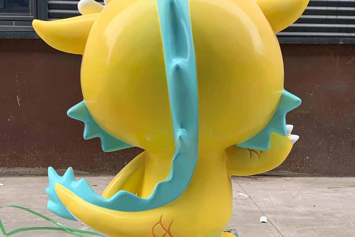 Cartoon Dragon — Trendy FRP Designer Dragon Toy Sculptures for Displays - 5