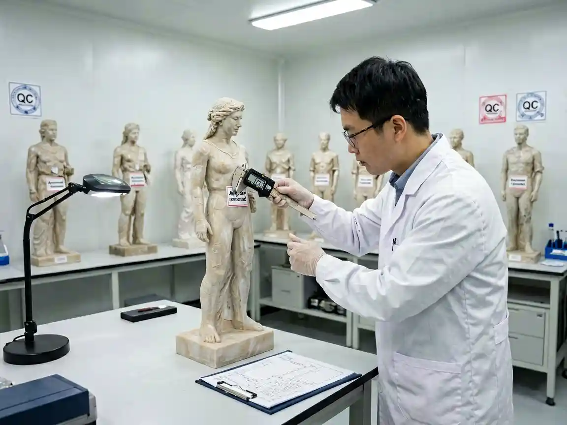 Chinese Sculpture Factory QC: Inside the 7-Stage Inspection Process