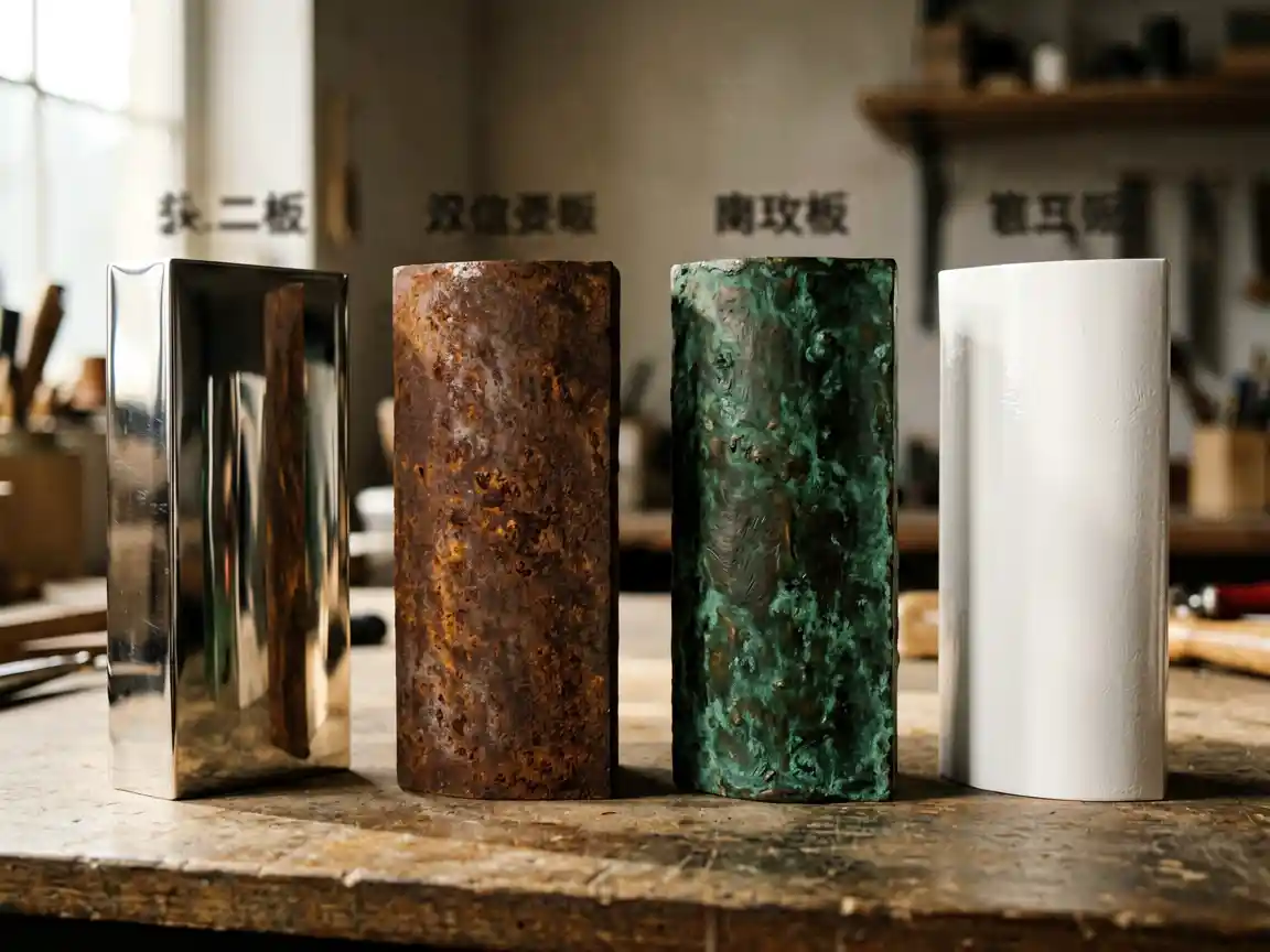 Sculpture Material Comparison: Stainless Steel vs Bronze vs Corten vs FRP