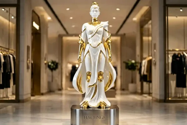 “Vogue Guardian” — FRP Brand Mascot for Retail Fashion Storefront