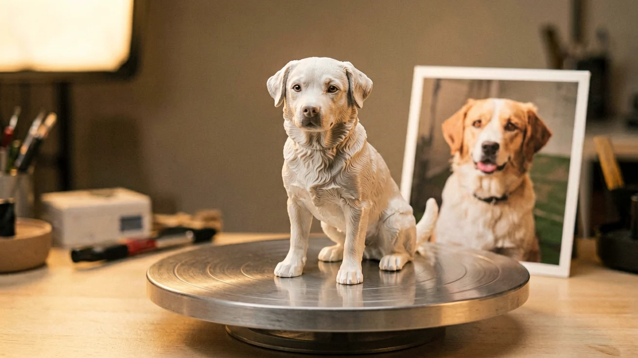 Custom Sculpture from a Photo: How We Turn Pets, People & Logos into 3D Art