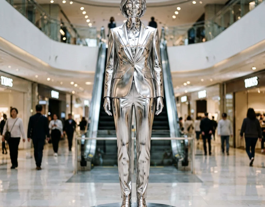 Mall Atrium Character Statue — Premium FRP Brand Icon Sculpture - 2