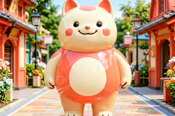 Theme Park Character Statue — Medium-FRP Mascot Sculpture