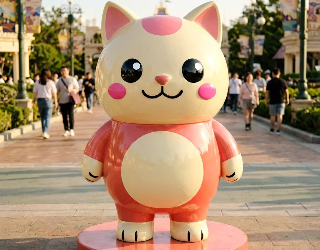 Theme Park Character Statue — Medium-FRP Mascot Sculpture - 3