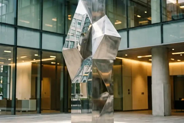 Corporate Sculpture in Office Lobby: A Strategic Investment for Brand Identity