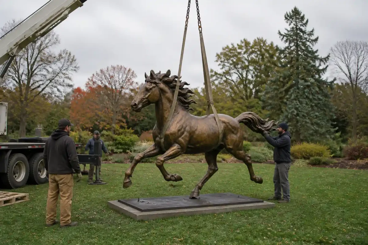 The Wind Stallion — Bronze Animal Statue - 3