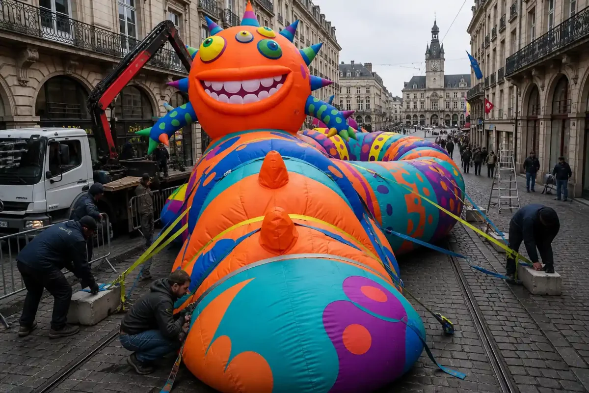 “The Urban Crawler” Inflatable Street Art Installation - 3