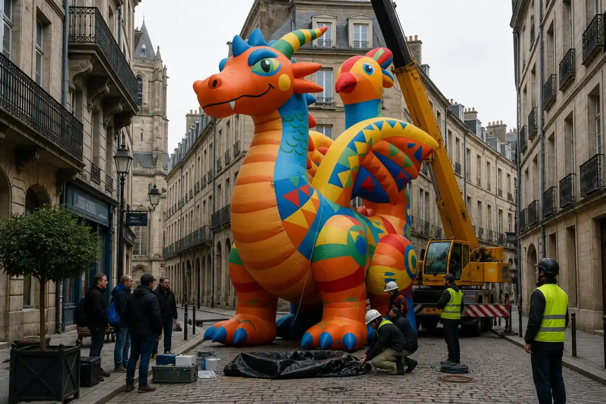 “The Urban Guardian” Inflatable Street Art Installation - 3