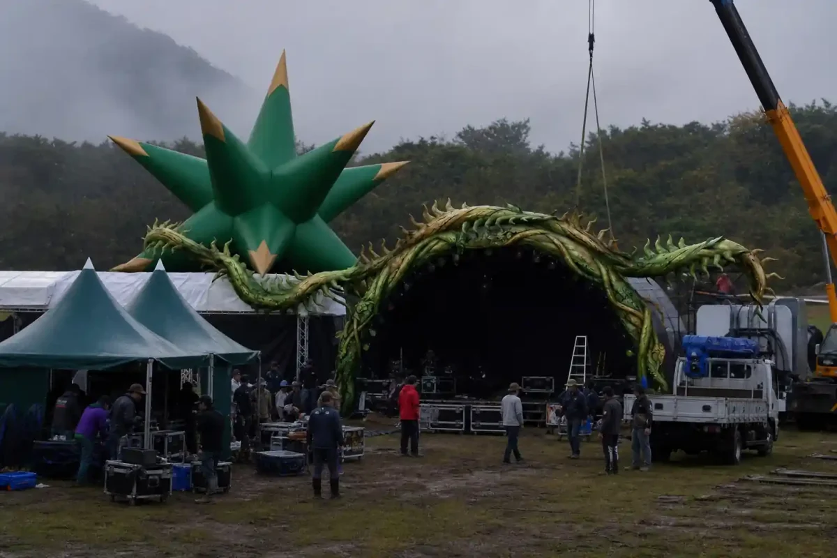 Eco-Pulse Music Festival Integration – “Biophilic Harmony” Stage Installation - 3