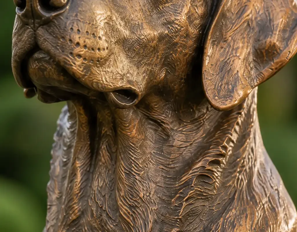 Eternal Companion: Custom Bronze Pet Memorial Statue - 2