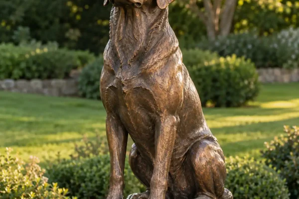 Eternal Companion: Custom Bronze Pet Memorial Statue