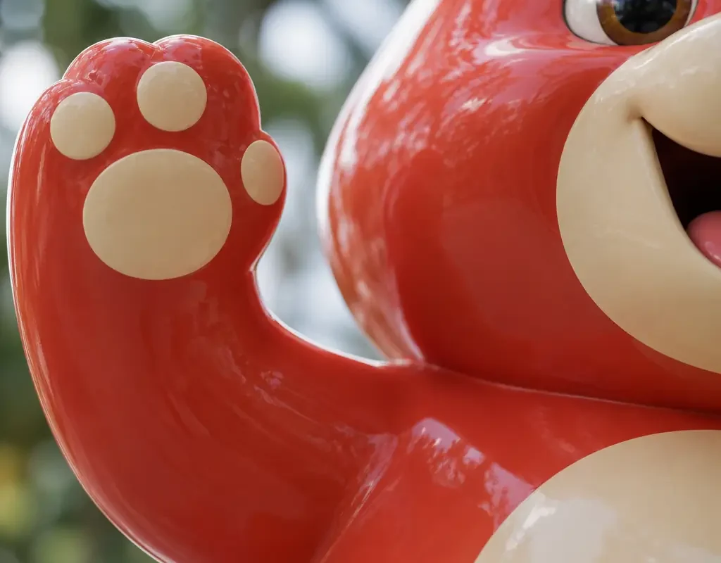 Giant Mall Mascot: 3.5m Outdoor FRP Brand Character - 2