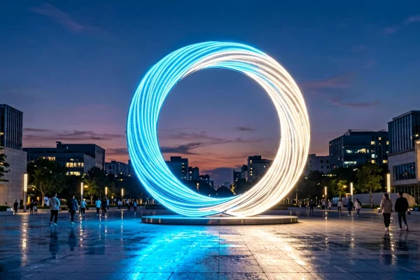 LED & Illuminated Sculptures: Light-Integrated Art for Nighttime Landscapes