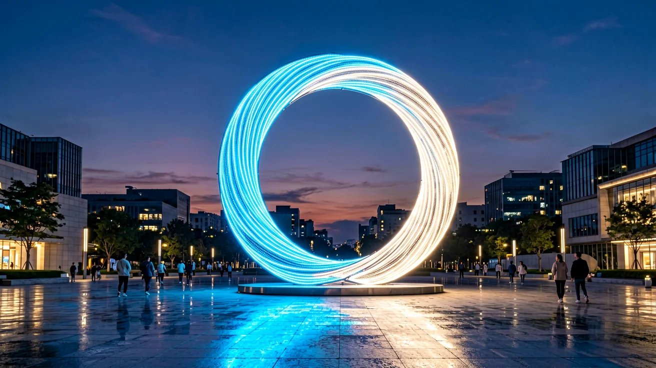 LED & Illuminated Sculptures: Light-Integrated Art for Nighttime Landscapes