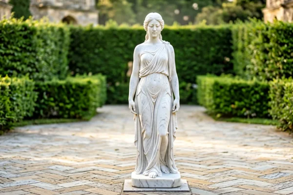 Stone sculpture marble garden