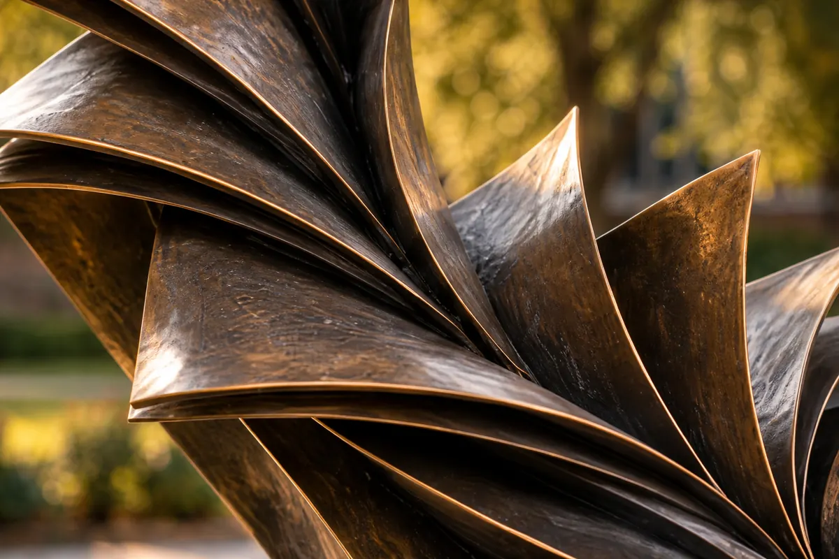 “The Scholar’s Arc” — Bronze Campus Landmark Sculpture for a University Quadrangle - 2