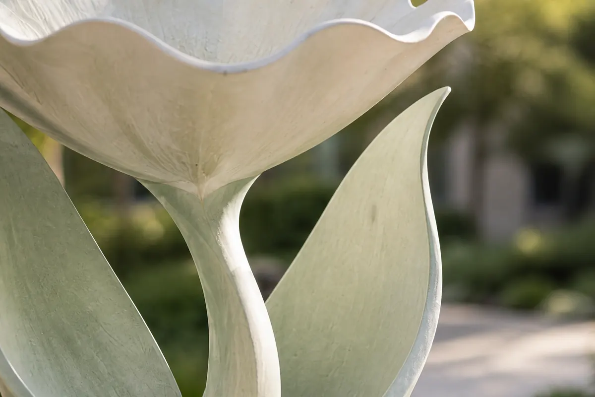 “The Quiet Bloom” — Fiberglass Healing Garden Sculpture for a Hospital Courtyard - 2